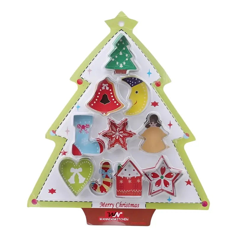 10 Cortadores De Galletas Navidad Cortador Galletas Navidad Gris Claro 10 Cortador De Galleta Navidad 42050