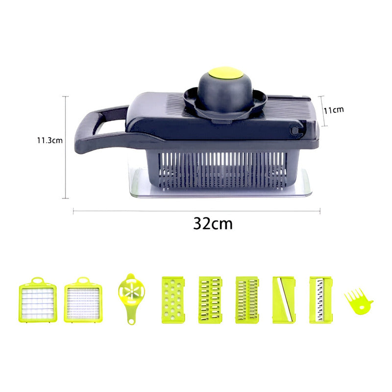 Cortadora De Verduras Picadora De Verduras Manual Pica 14pcs Al Azar