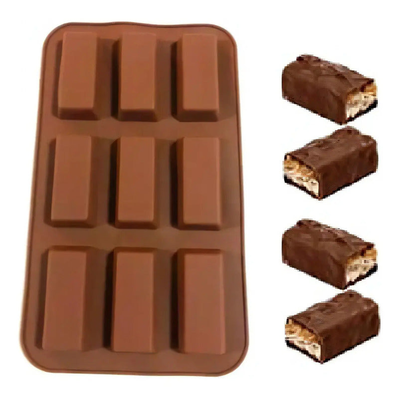 Moldes De Silicona Barra Chocolate Molde De Barra 46356 9cavid Molde De Barra De Cereal Molde De Silicona Barra Molde De Cereal De Silicona Molde Barritas Silicona 9cavi Molde Reposteria Pasteleriuscl