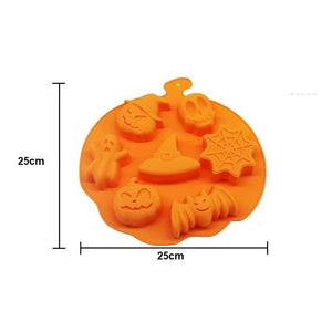 Moldes Halloween Moldes Silicona Halloween Molde Calabaza 7 Naranja