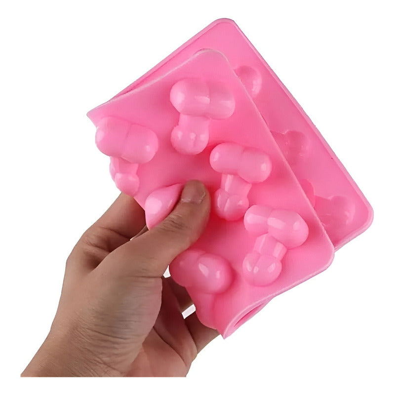 Molde Silicona Moldes Chocolate Mini Pene Molde Resina 12cav Multicolor / Molde Hielo Mini Pene 12cav