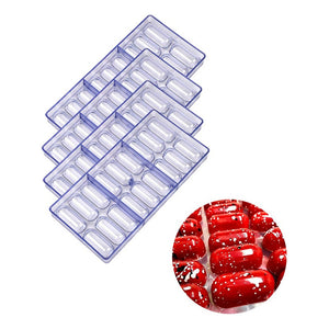 Pack 4 Moldes Chocolate Capsula Moldes De Chocolate Capsulas