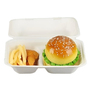 50 Bandeja Rectangular Bandeja Plumavit C/ Division Bandejas