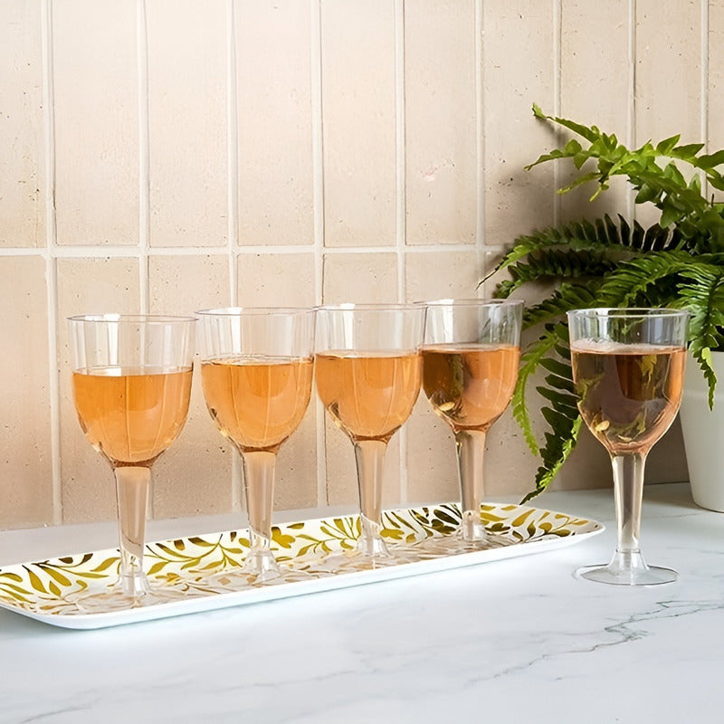 40 Copas De Vino Copa Acrilico Copa Plastico Copas 6oz/177ml Transparente