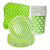 Vajilla Desechable Vasos Descartables Servilleta Platos 23cm