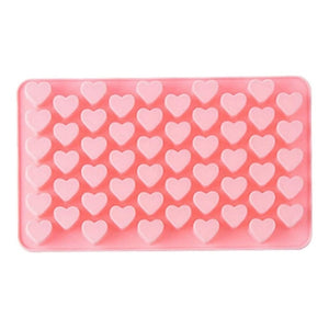 Pack X2 Molde Silicona Moldes Silicona Reposteria 55 Corazon