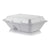 100 Bandeja Plumavit Bandejas Para Servir C/ Division 22cm Blanco/ Envase Plumavit Con Division 296