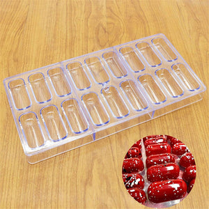 Pack 4 Moldes Chocolate Capsula Moldes De Chocolate Capsulas