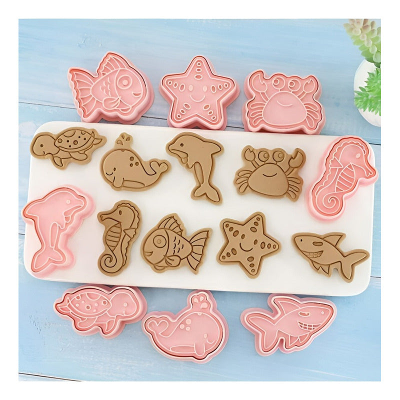 Moldes Para Galletas Peces Molde Galletas Cortadores Mar - - Ck-17 Peces 109859