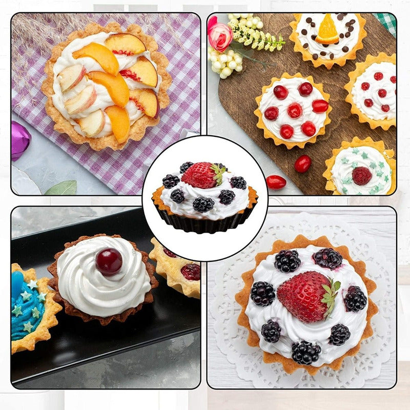 Moldes Tartas Moldes Tartaleta Desmontable Individual 10cm