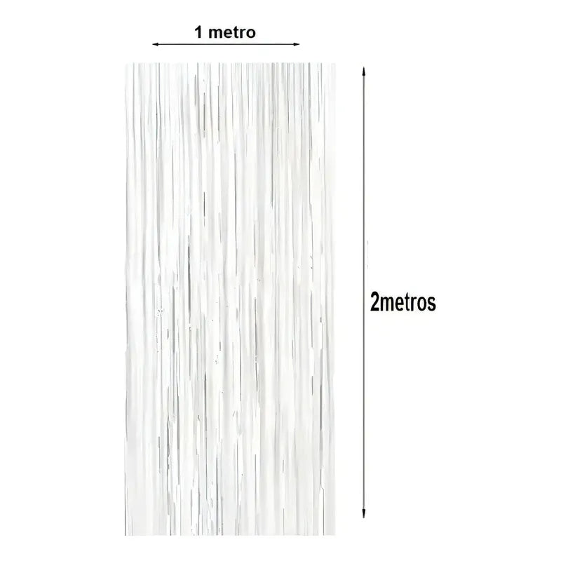 Guirnalda Cortina Metálicas Cortina De Cumpleaño Blanco 2x1m Cortina De Flecos Para Fiesta Accesorios Para Cabina De Fotos Para Cumpleaños Cortinas De Fondo De Papel Para Decoración Pasteleriuscl