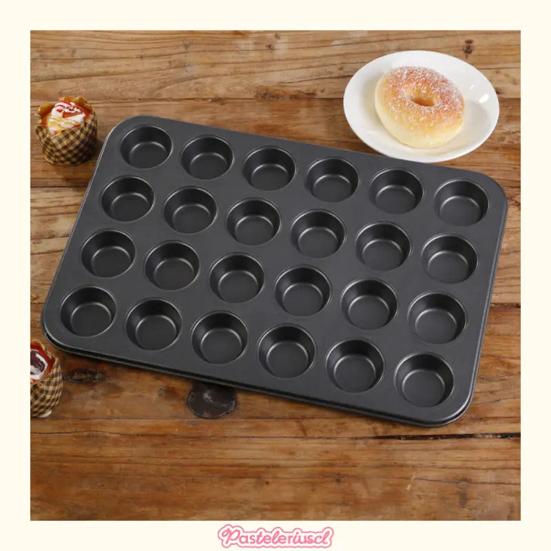 Molde 24cupcakes Molde Cupcake Reposteria Molde Para Tortas Bandeja Para Cupcakes Para Pequeños Bocados Y Preparación... Gris
