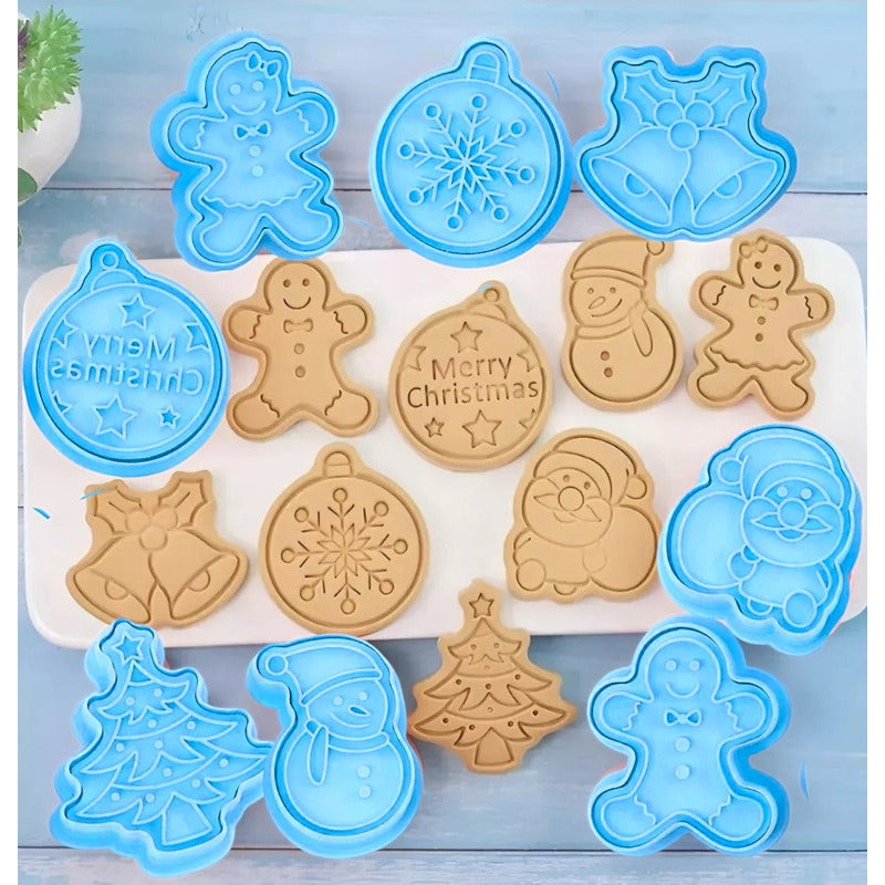 Cortador Galletas 3d Navidad Cortadores De Galletas Navidad