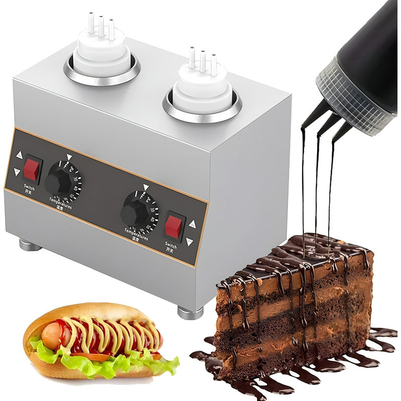 Dispensador Salsas Botellas Dispensadoras Envases 650ml Plateado