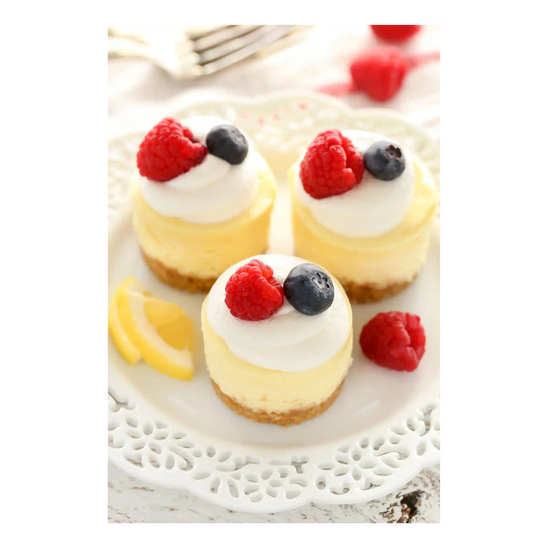 Molde De Silicona Cheesecake Molde Jabon Molde 6cavid Redond Multicolor