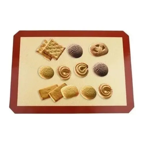 Tapete De Silicona Lamina De Silicona Tapete Horno 30x40cm Beige