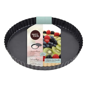 Molde Tartaleta Desmontable Antiaderente Sweetcook 26cm Gris Gris Oscuro