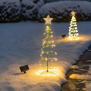 Arbol Navidad Led Estaca Luz Solar Arbol Solar Navidad 80cm