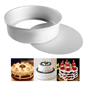 Molde De Aluminio Desmontable 30cm Para Tortas Molde De Aluminio 30cm Molde Redondo Desmontable 30cm Tarta Molde Desmontable Queque Molde Reposteria Desmontable Ponque Pastel 30cm Pasteleriuscl Gris