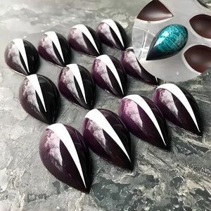 Molde Para Chocolate Ovalado De Acrílico Con 24 Cavidades Molde De Barra De Chocolate Herramientas Para Pastelería Molde De Chocolate 3d Molde Duradero Fácil Liberación Antiadherente Pasteleriuscl