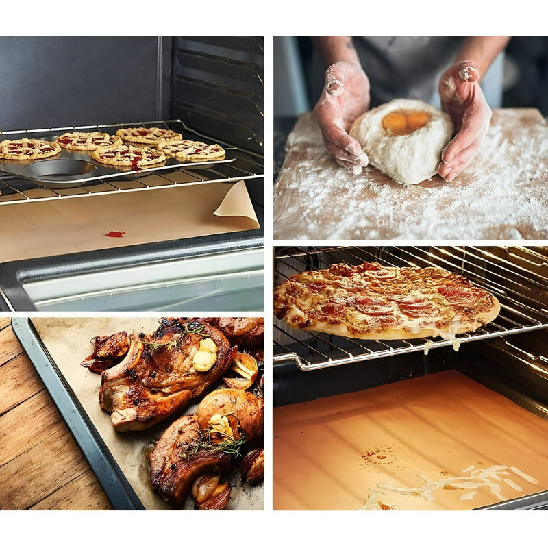 Lamina Teflon Horno Lamina Antiadherente Teflon Mat 60x40cm Marrón