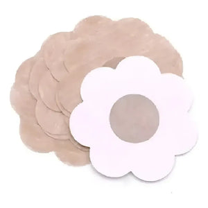 Pack X10 Cubre Pezón Pezoneras Parches Pezoneras Adhesivas Beige Único