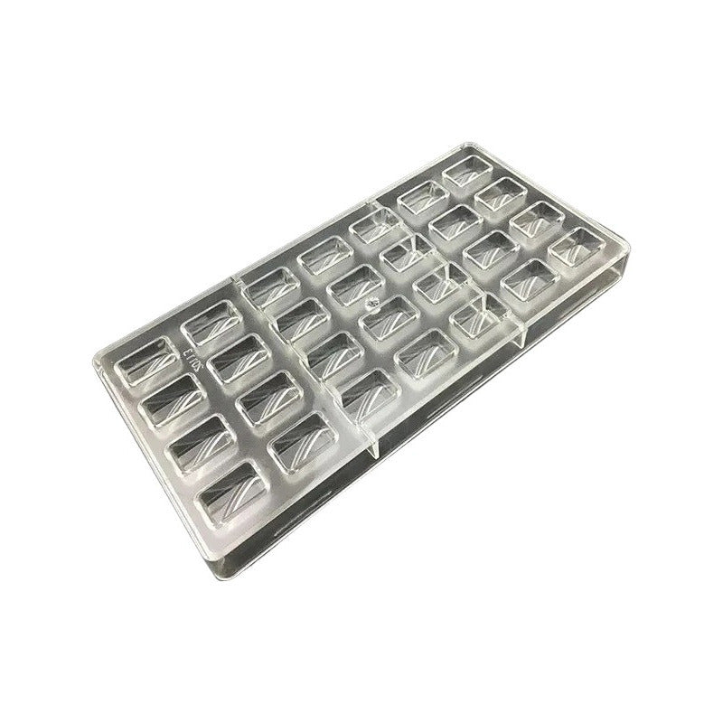 2 Moldes Chocolate Moldes De Chocolate Policarbonato Rectang Gris 014