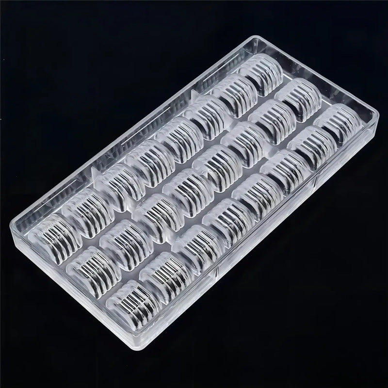 Molde Chocolate Acrilico Molde De Chocolate Molde Lineal Molde De Policarbonato Para Bombones Agujeros Para Hacer... Transparente