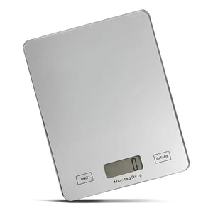 Gramera Digital Pesa Gramera Cocina Pesa Alimentos 5kg/1g Bascula Comercial Balanzas Digitales Gramera Digital Pasteleriuscl Gris 5 Kg