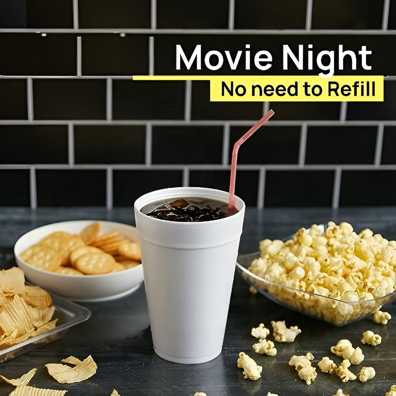 25 Vasos Desechables Plumavit Termico Vaso Cafe 10oz 296ml Blanco 8983