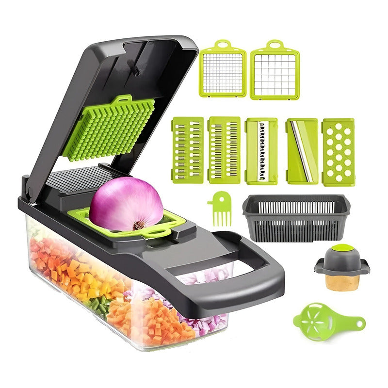 Cortadora De Verduras Picadora De Verduras Manual Pica 14pcs