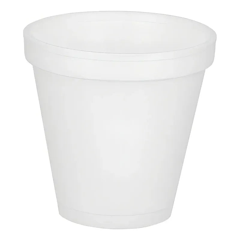 50 Vasos Desechables Vasos Plumavit Termico Vaso 6oz/177ml Vaso De Cafe Vaso Termico Descartable Vasos Café Para Foodtruck Vasos Desechables Para Cafetería Vaso Plumavit Pasteleriuscl Blanco