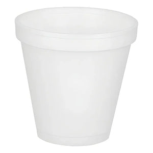 50 Vasos Desechables Vasos Plumavit Termico Vaso 6oz/177ml Vaso De Cafe Vaso Termico Descartable Vasos Café Para Foodtruck Vasos Desechables Para Cafetería Vaso Plumavit Pasteleriuscl Blanco