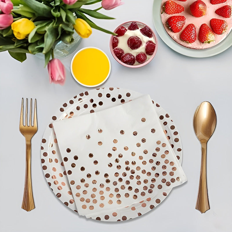 X110 Kit Cumpleaños Vasos Platos Servilletas Desechables