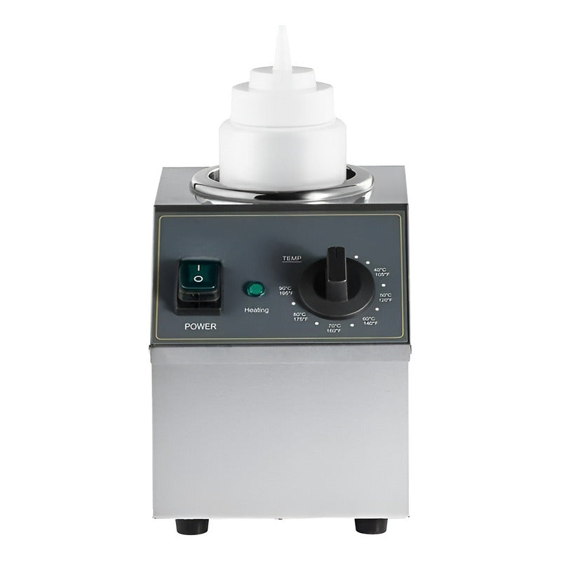 Botella Dispensador Calentador De Botellas De Salsas 22oz Plateado