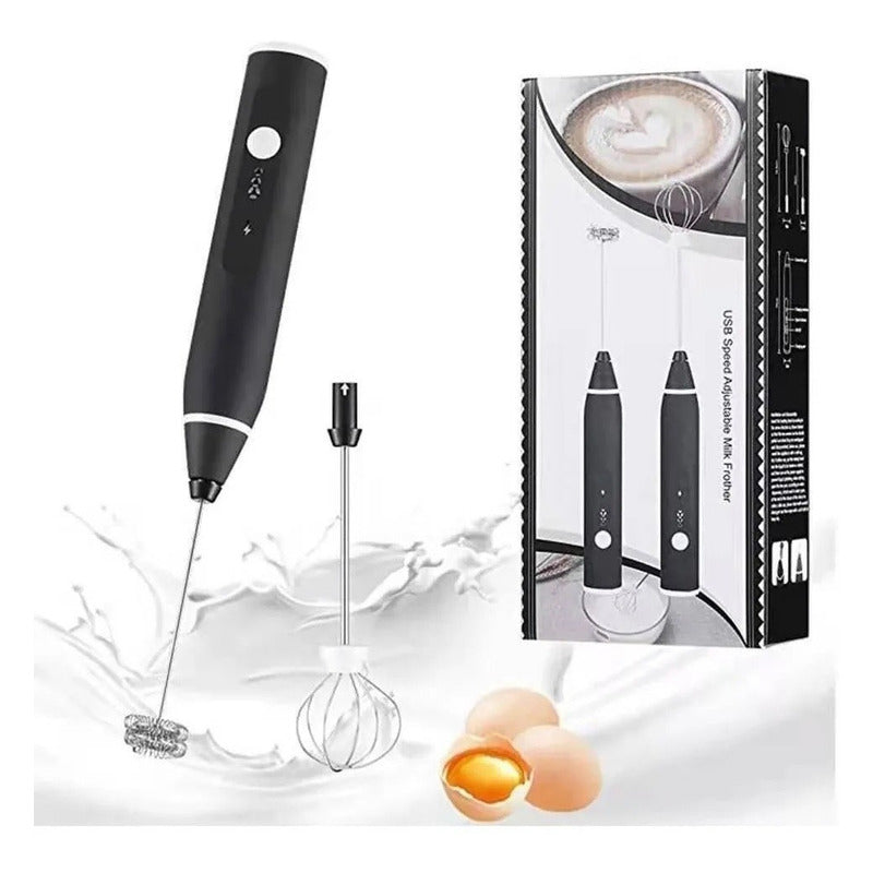 Mini Batidor Eléctrico De Espuma Café Y Leche Batidor