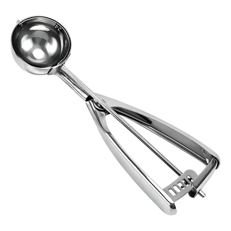 Cucharas Para Helado Cuchara Helado Cuchara De Helado 5cm Cucharas Para Hornear Con Liberación De Gatillo Cuchara... Gris