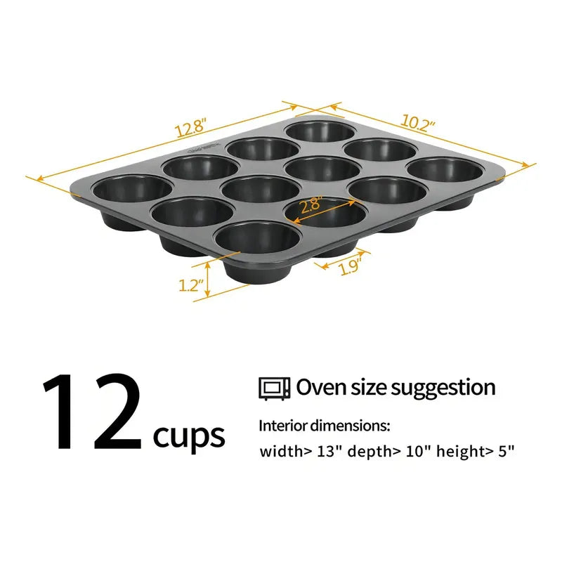 Molde 12cupcakes Molde Cupcake Molde Muffin Gris Reposteria Molde Para Tortas Molde Para Queque Insumos Reposteria Moldes Para Brownie Pasteleriacl 32089 Negro - 32089