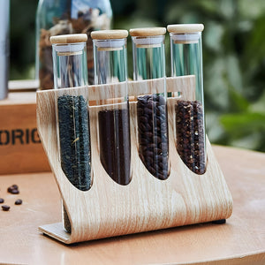 Set Especieros Organizador Condimentos Especieros Cocina 4pz