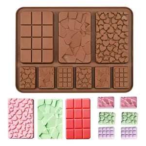 Moldes De Chocolate Moldes Barra De Chocolate Silicona B9 Molde Para Chocolate Artesanal Molde De Silicona Profesional Para Repostería Molde De Silicona Para Barras Tipo Tabletas Pasteleriuscl
