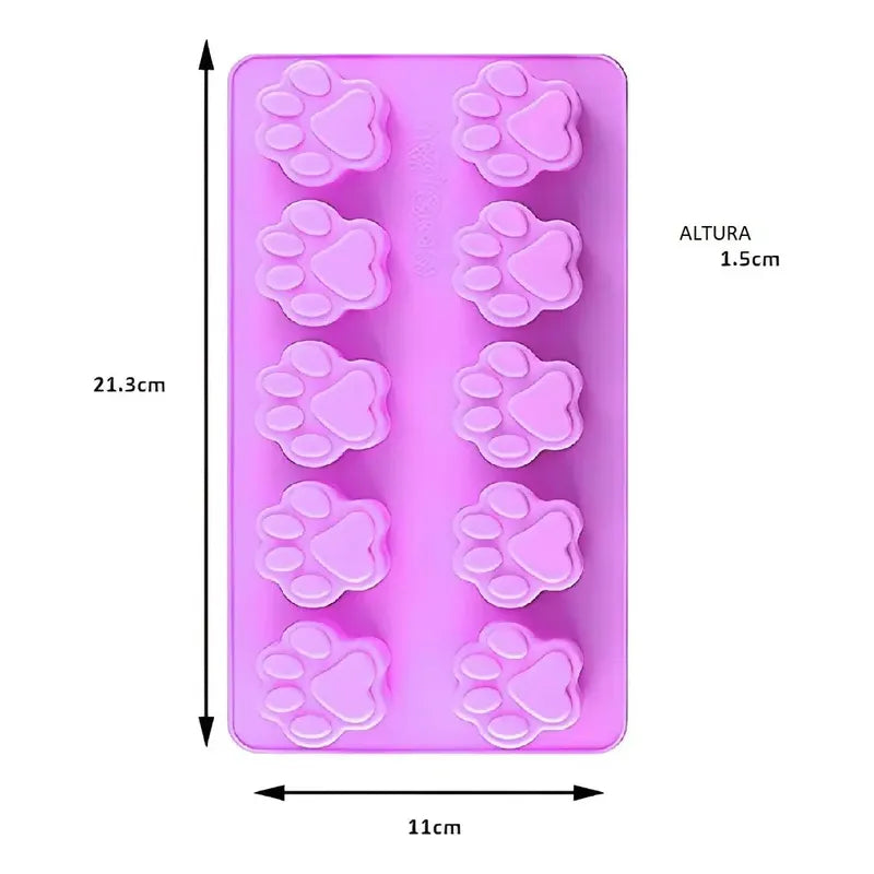 Moldes De Chocolate Moldes Chocolate Silicona Patitas Patas Rosa