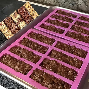 4 Moldes De Chocolate Molde Silicona Moldes Barra 8cav Moldes Para Chocolate 8 Barra Cereal Moldes De Silicona Para Jabones Barras Energeticas Reposteria Pasteleriuscl