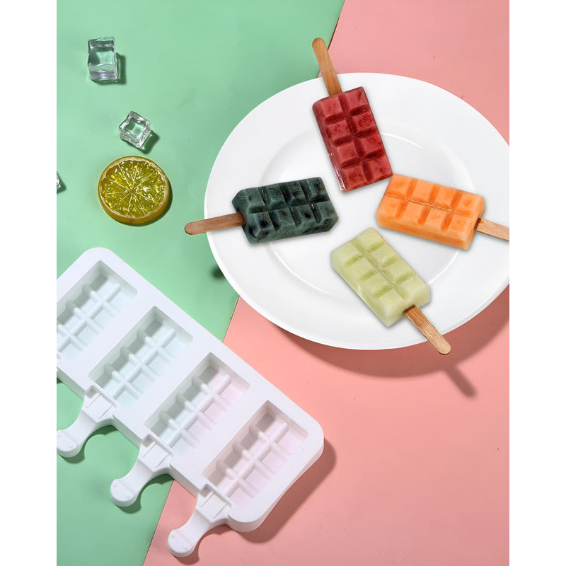 Pack X2 Molde De Silicona Para Helados Molde De Helado 051