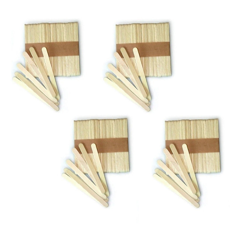 Pack X200 Palos Madera Paletas Palitos Helado Palos Helado