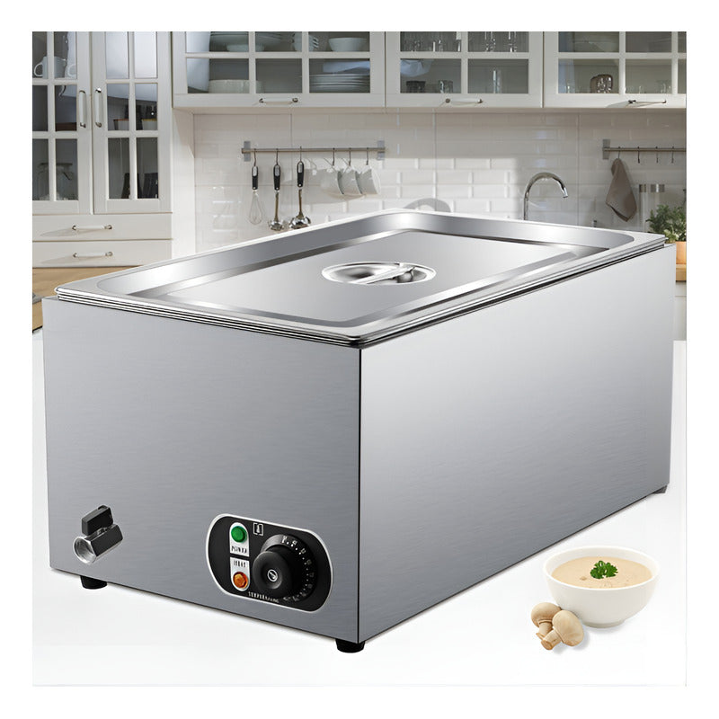 Chafer Bufetera Baño Maria Electrico Chafing Buffet Vapor 6l