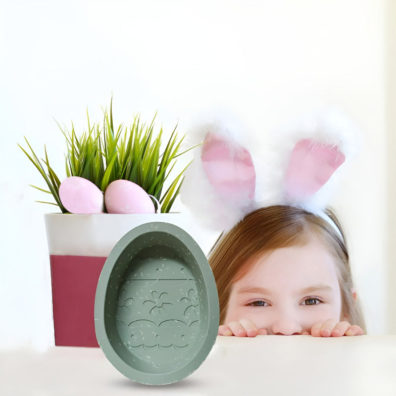 Molde Huevo De Pascua Molde De Chocolate Silicona Moldes   Multicolor