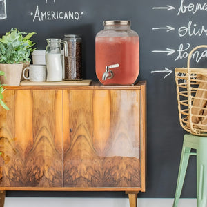 Jarro Para Jugos Dispensador De Bebidas Jarro De Vidrio 5l