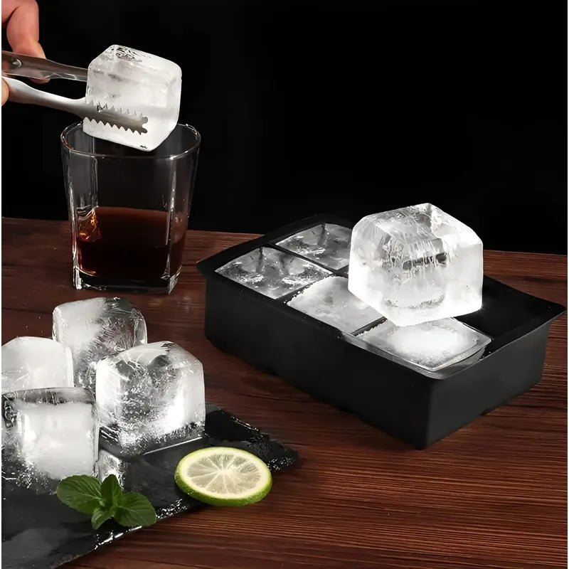 Pack X4 Cubetas De Hielo Cubetera Hielo Cubetas C/tapa 6cav Multicolor
