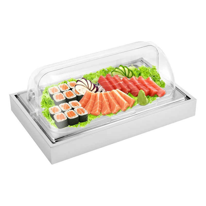 Bandejas Acero Inoxidable Rectangular Bandeja Autoservicio Plateado