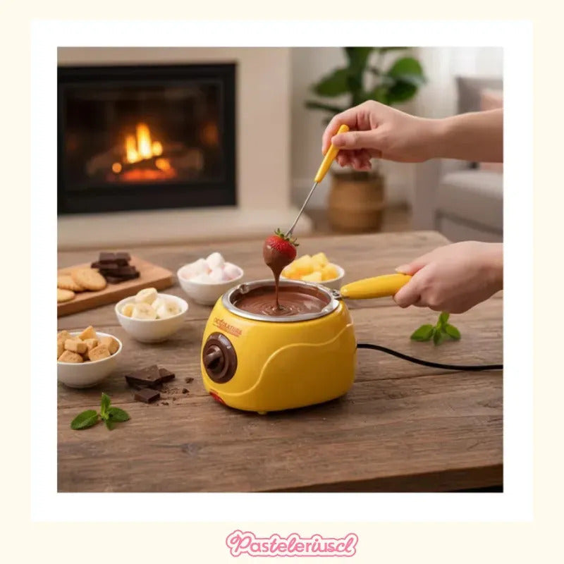 Maquina Para Derretir Chocolate Fondue Chocolate Máquina Calentadora Para Chocolate Olla Fondue Maquina Para Derretir... Amarillo